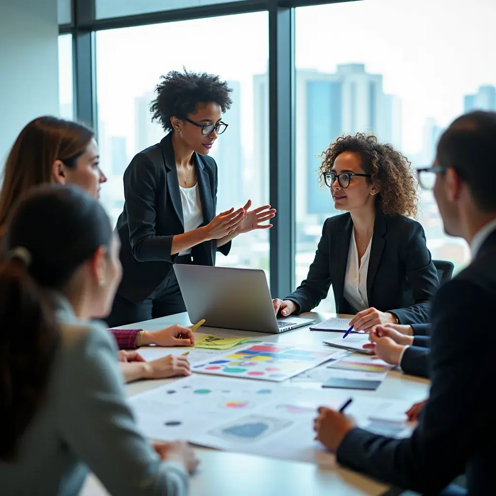 Oferte de servicii de planificare a nunților prezentate pe un panou.